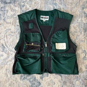 Nexus Shimano Hyper Fishing Gear Japanese Vintage fishing and hunting vest large